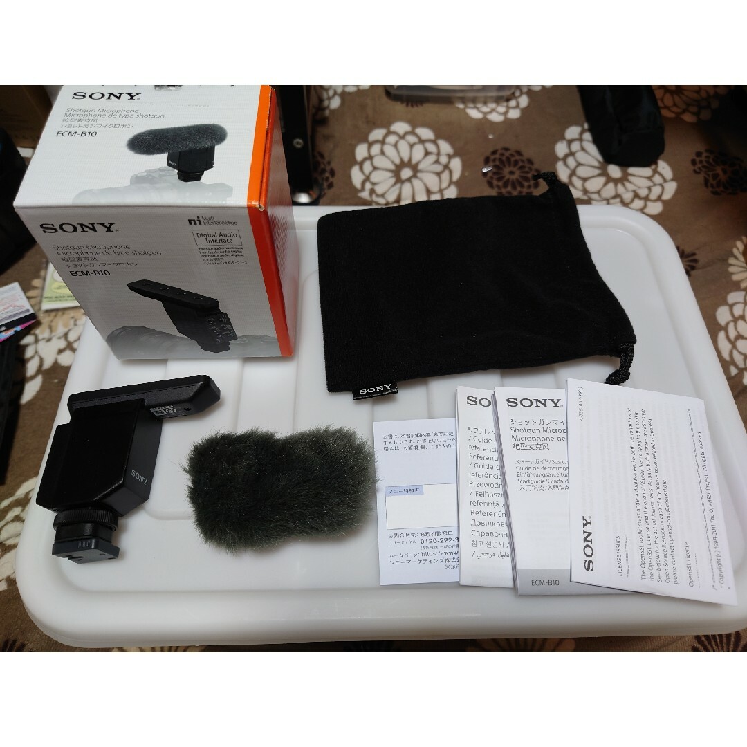 ソニー カメラ用マイク ECM-B10 ソニー カメラ用マイク ECM-B10