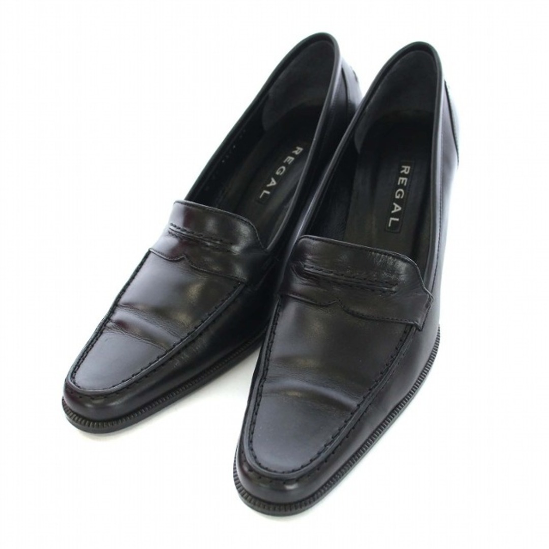 REGAL(リーガル)のリーガル REGAL パンプス ヒール レザー 22cm 黒 ブラック レディースの靴/シューズ(ハイヒール/パンプス)の商品写真