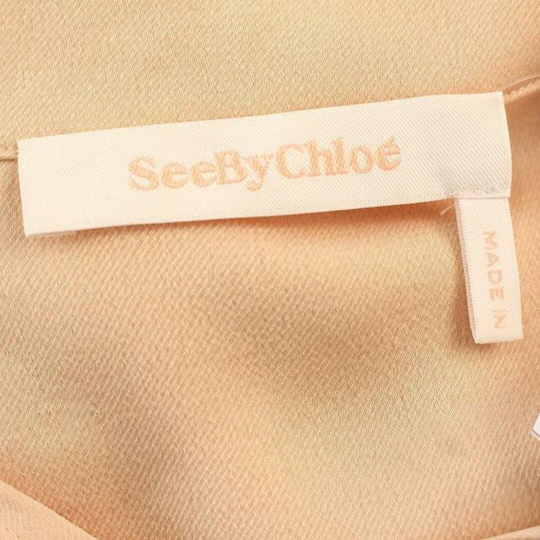 SEE BY CHLOE(シーバイクロエ)のクロエ SEE BY CHLOE セット プリーツスカート シャツ ピンク S レディースのトップス(シャツ/ブラウス(長袖/七分))の商品写真