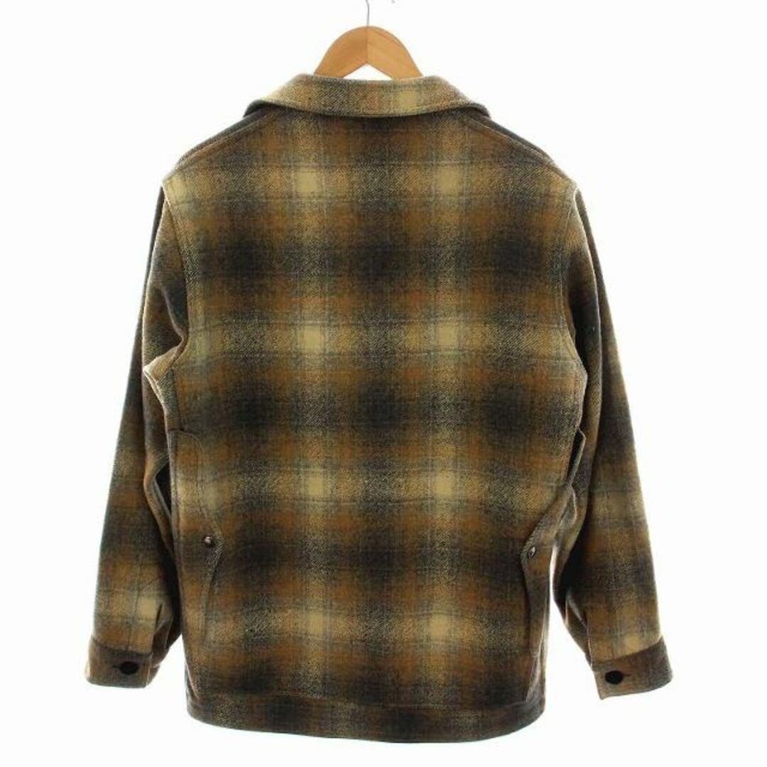 PENDLETON(ペンドルトン)のペンドルトン シャツ ジャケット チェック ヴィンテージ S ベージュ 茶 メンズのジャケット/アウター(ブルゾン)の商品写真