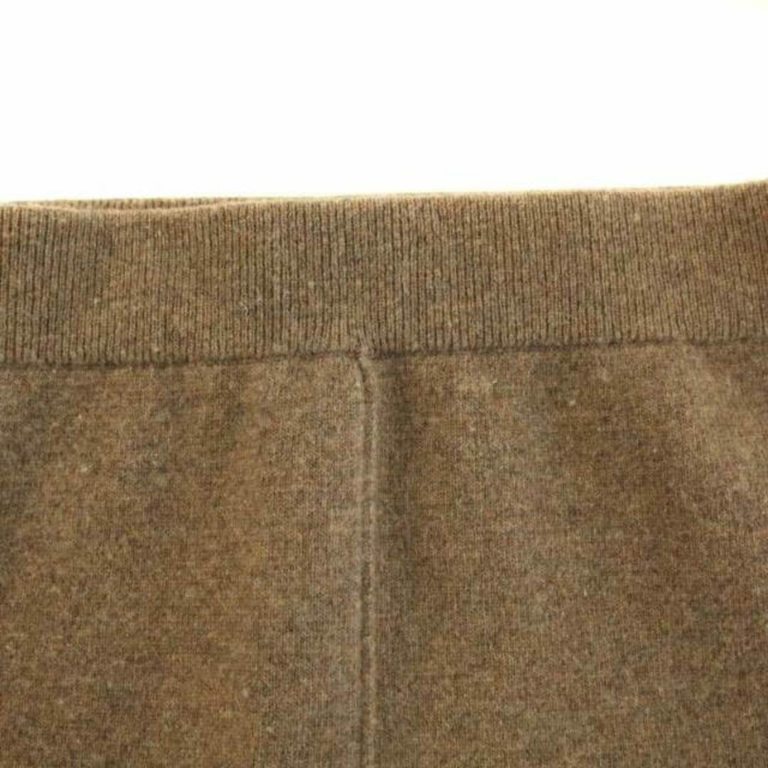 Plage(プラージュ)のプラージュ フレアスカート ニット ミモレ ロング ウエストゴム F 茶 レディースのスカート(ロングスカート)の商品写真