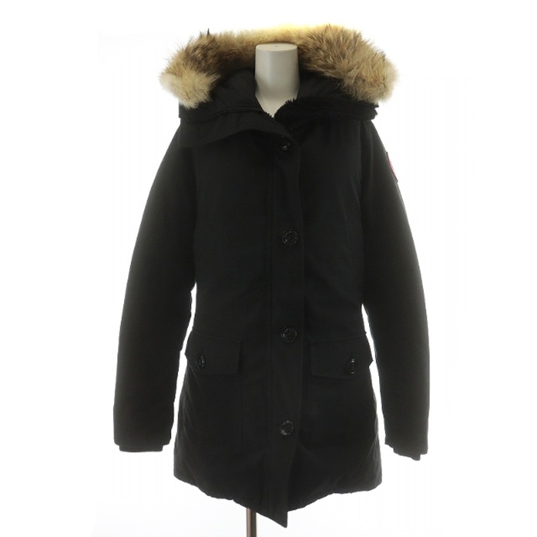 CANADA GOOSE(カナダグース)のカナダグース ブロンテ パーカー BRONTE PARKA ダウンコート M 黒 レディースのジャケット/アウター(ダウンコート)の商品写真