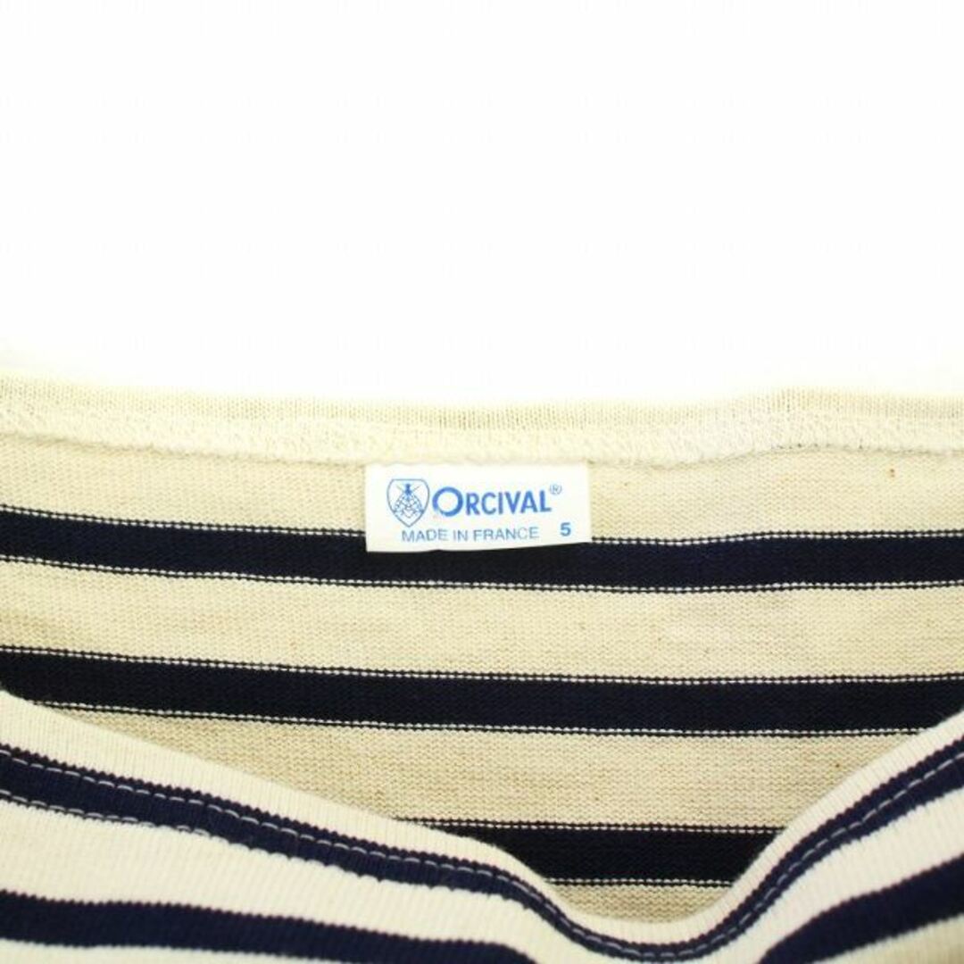 ORCIVAL(オーシバル)のORCIVAL オーシバル バスクシャツ Tシャツ 長袖 ボーダー 5 L メンズのトップス(Tシャツ/カットソー(七分/長袖))の商品写真