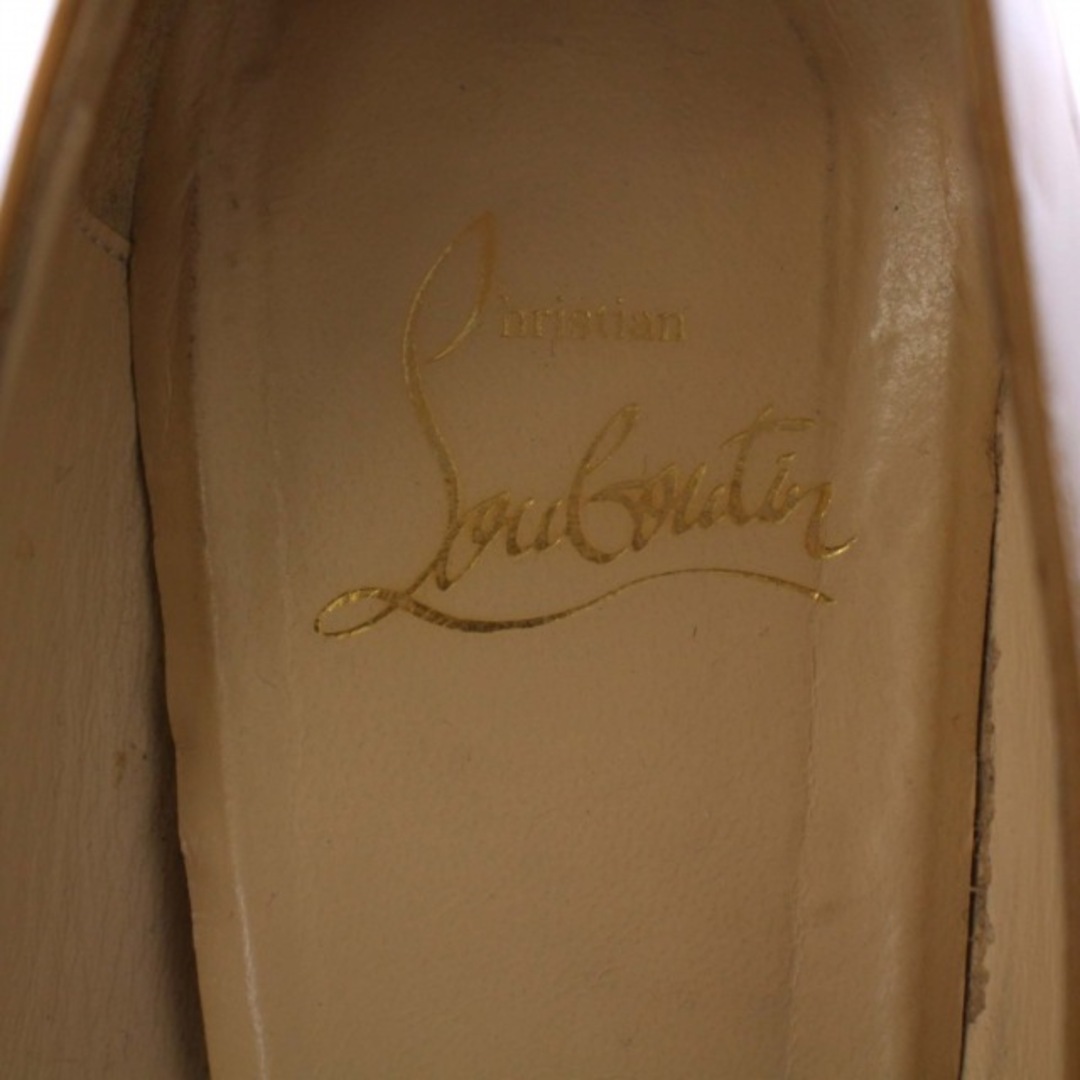 Christian Louboutin(クリスチャンルブタン)のクリスチャンルブタン パンプス エナメル 22.5㎝ ベージュ レディースの靴/シューズ(ハイヒール/パンプス)の商品写真