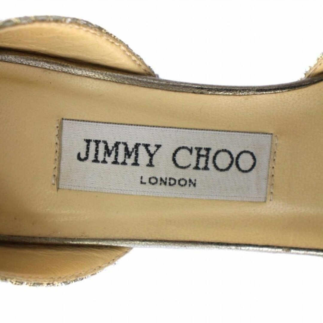 JIMMY CHOO(ジミーチュウ)のジミーチュウ パンプス ハイヒール グリッター 22.5㎝ シルバー レディースの靴/シューズ(ハイヒール/パンプス)の商品写真