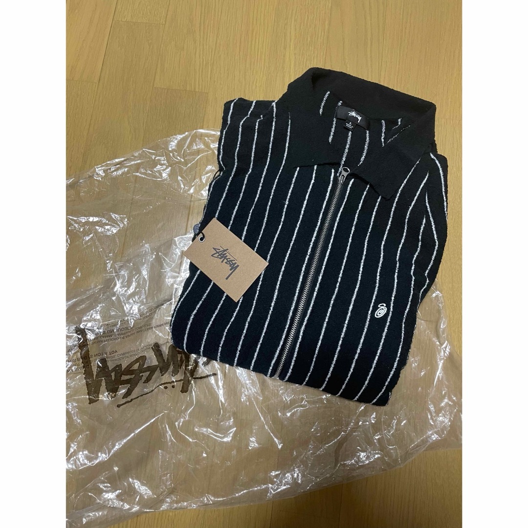 STUSSY(ステューシー)のstussy  Light Weight L/S ZIP POLO メンズのトップス(ポロシャツ)の商品写真