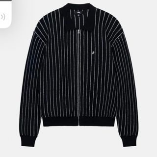 ステューシー(STUSSY)のstussy  Light Weight L/S ZIP POLO(ポロシャツ)