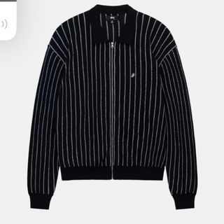 stussy  Light Weight L/S ZIP POLO