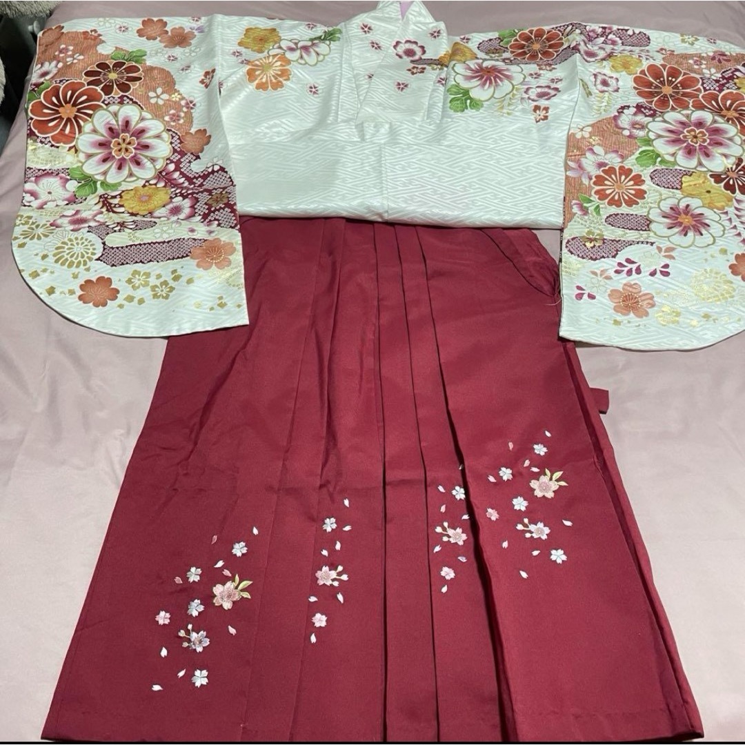 大学卒業式　袴セット キッズ/ベビー/マタニティのキッズ服女の子用(90cm~)(和服/着物)の商品写真