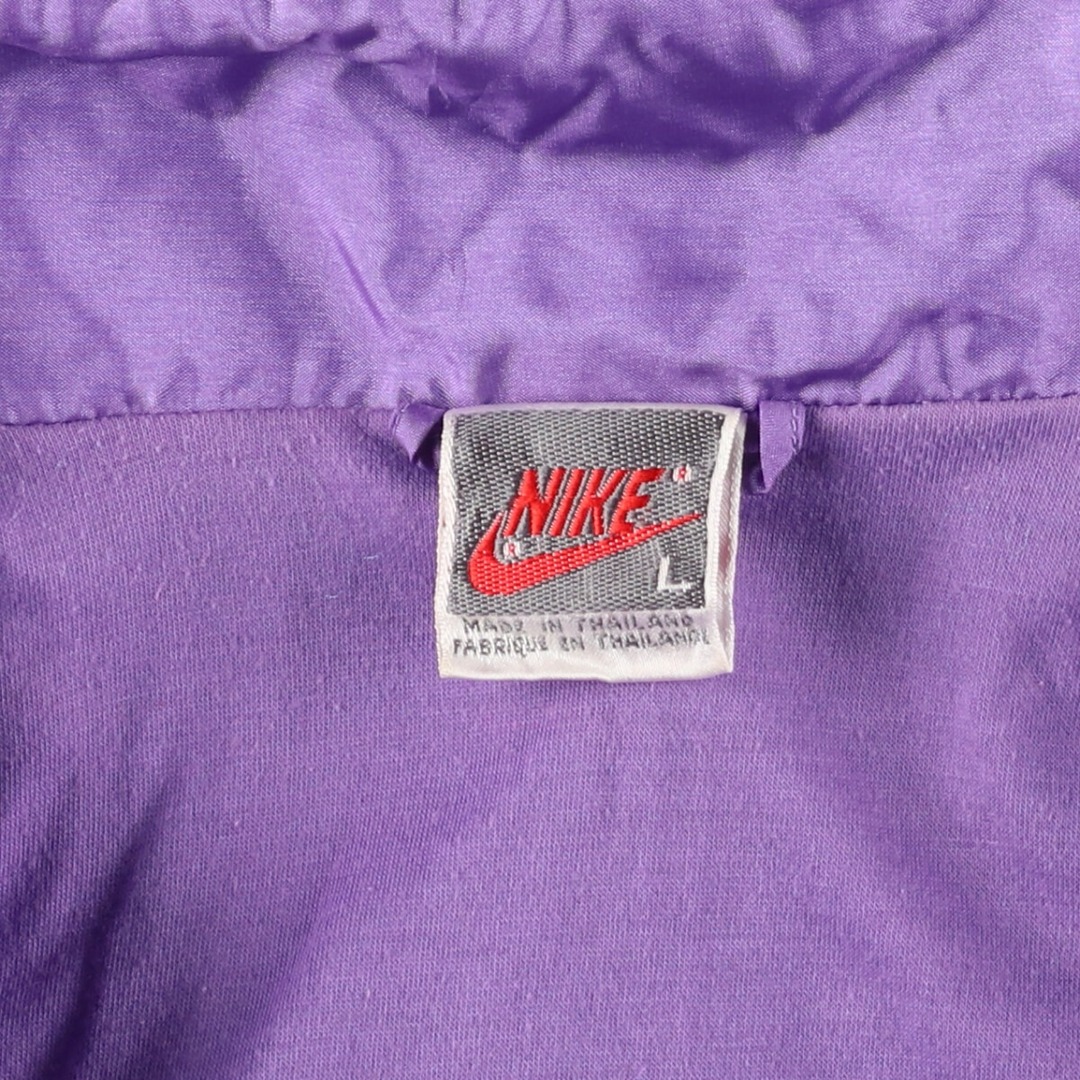 NIKE(ナイキ)の古着 90年代 ナイキ NIKE 銀タグ INTERNATIONAL ナイロンジャケット メンズL ヴィンテージ /eaa428248 メンズのジャケット/アウター(ナイロンジャケット)の商品写真