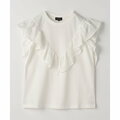 【OFF WHITE】TJ ギンガムフリル Tシャツ 100cm-130cm