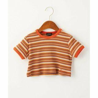 ユナイテッドアローズグリーンレーベルリラクシング(UNITED ARROWS green label relaxing)の【MD.BROWN】TJ テレコボーダー ショート Tシャツ 100-130cm(Tシャツ/カットソー)