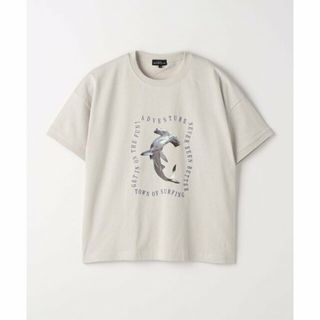 ユナイテッドアローズグリーンレーベルリラクシング(UNITED ARROWS green label relaxing)の【LT.GRAY】TJ ハンマーヘッド シャーク Tシャツ 100cm-130cm(Tシャツ/カットソー)