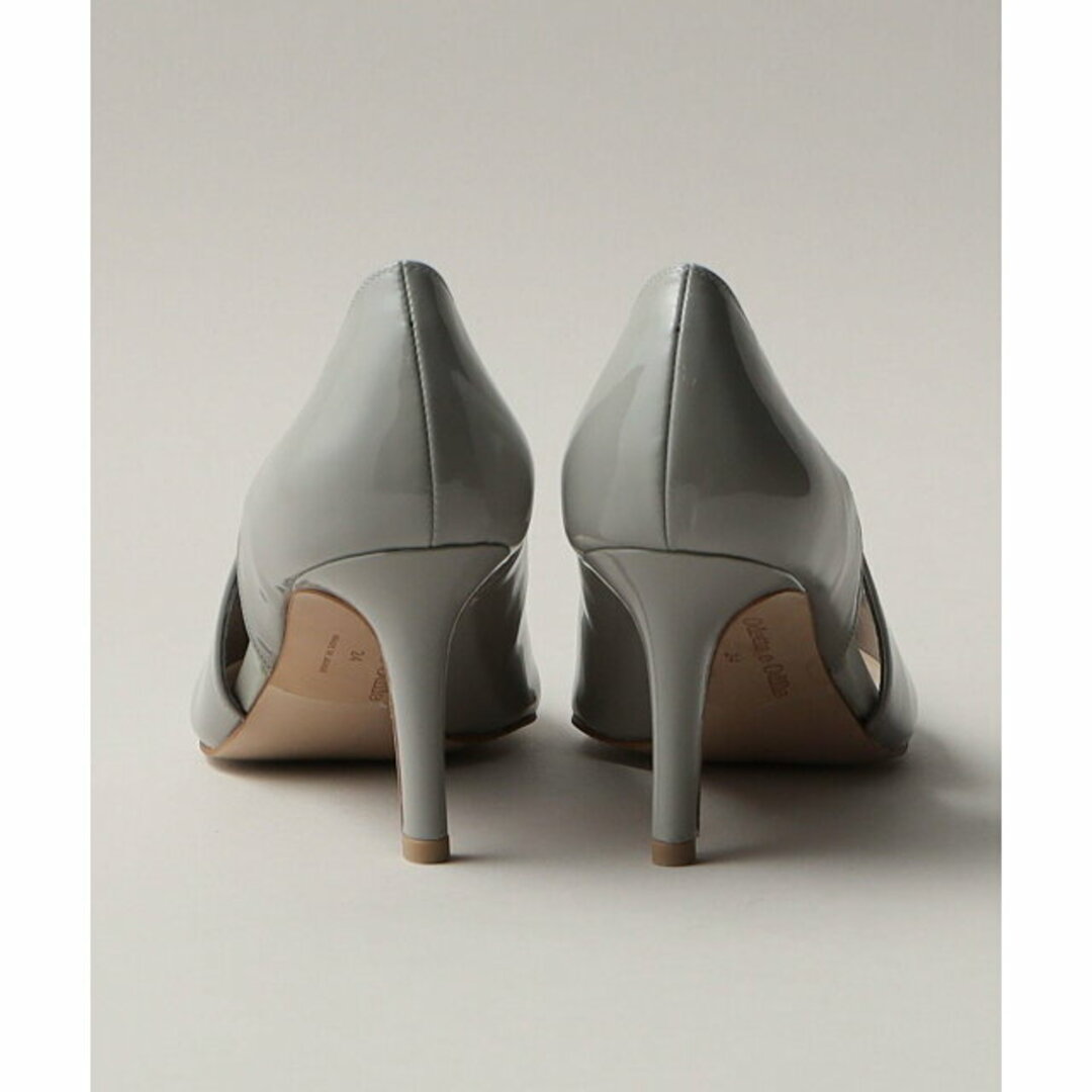 Odette e Odile(オデットエオディール)の【LT.GRAY】カットアウト パンプス70↓↑ レディースの靴/シューズ(ハイヒール/パンプス)の商品写真