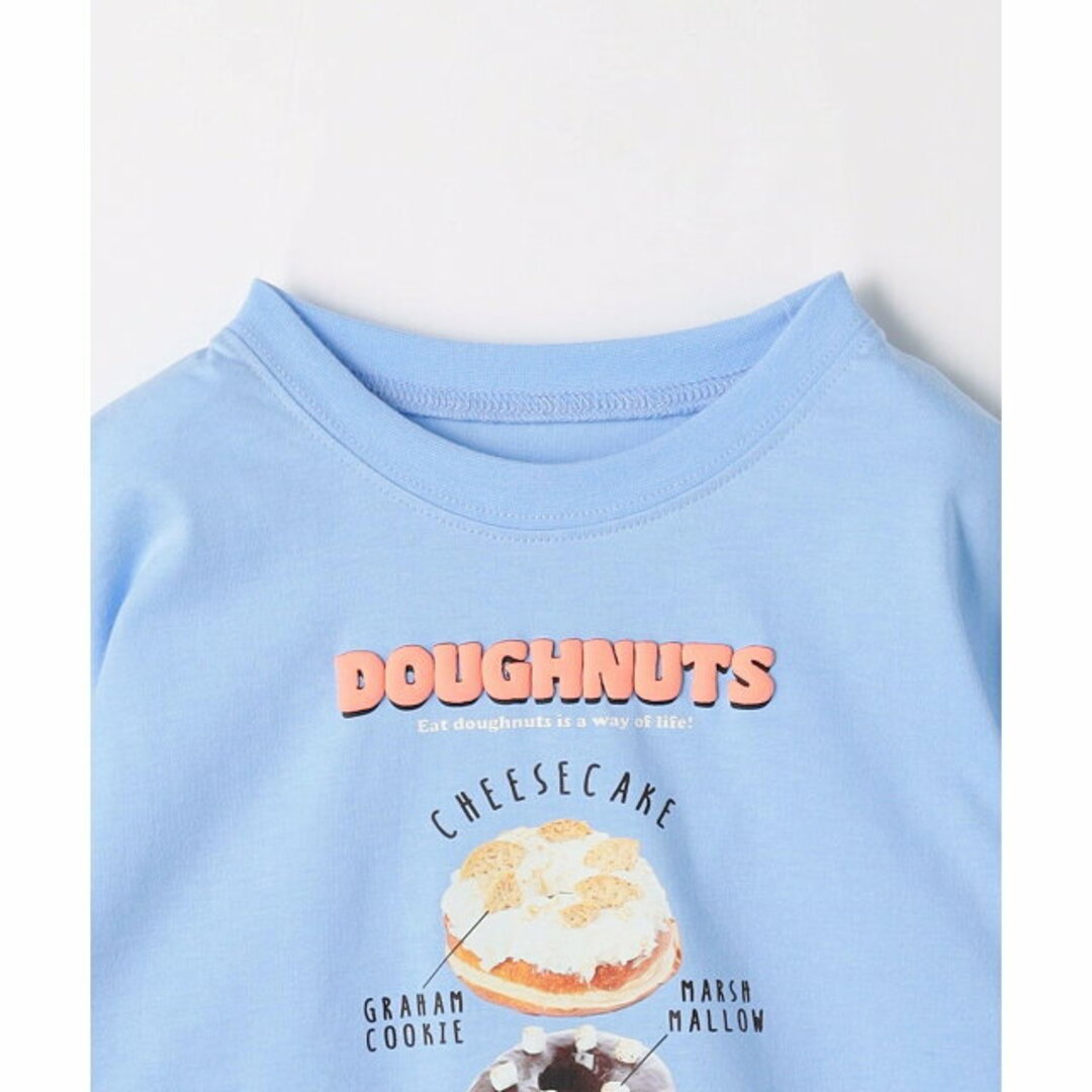 UNITED ARROWS green label relaxing(ユナイテッドアローズグリーンレーベルリラクシング)の【LT.BLUE】【110cm】【別注】<DUMBO Doughnuts and Coffee>TJ ドーナツ Tシャツ 110cm-130cm キッズ/ベビー/マタニティのキッズ服女の子用(90cm~)(Tシャツ/カットソー)の商品写真