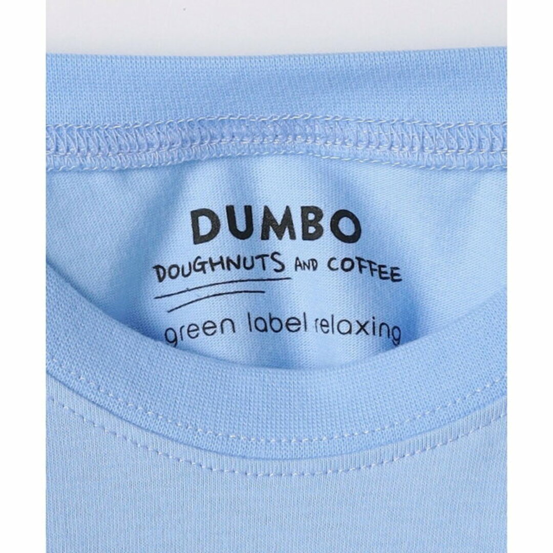 UNITED ARROWS green label relaxing(ユナイテッドアローズグリーンレーベルリラクシング)の【LT.BLUE】【110cm】【別注】<DUMBO Doughnuts and Coffee>TJ ドーナツ Tシャツ 110cm-130cm キッズ/ベビー/マタニティのキッズ服女の子用(90cm~)(Tシャツ/カットソー)の商品写真