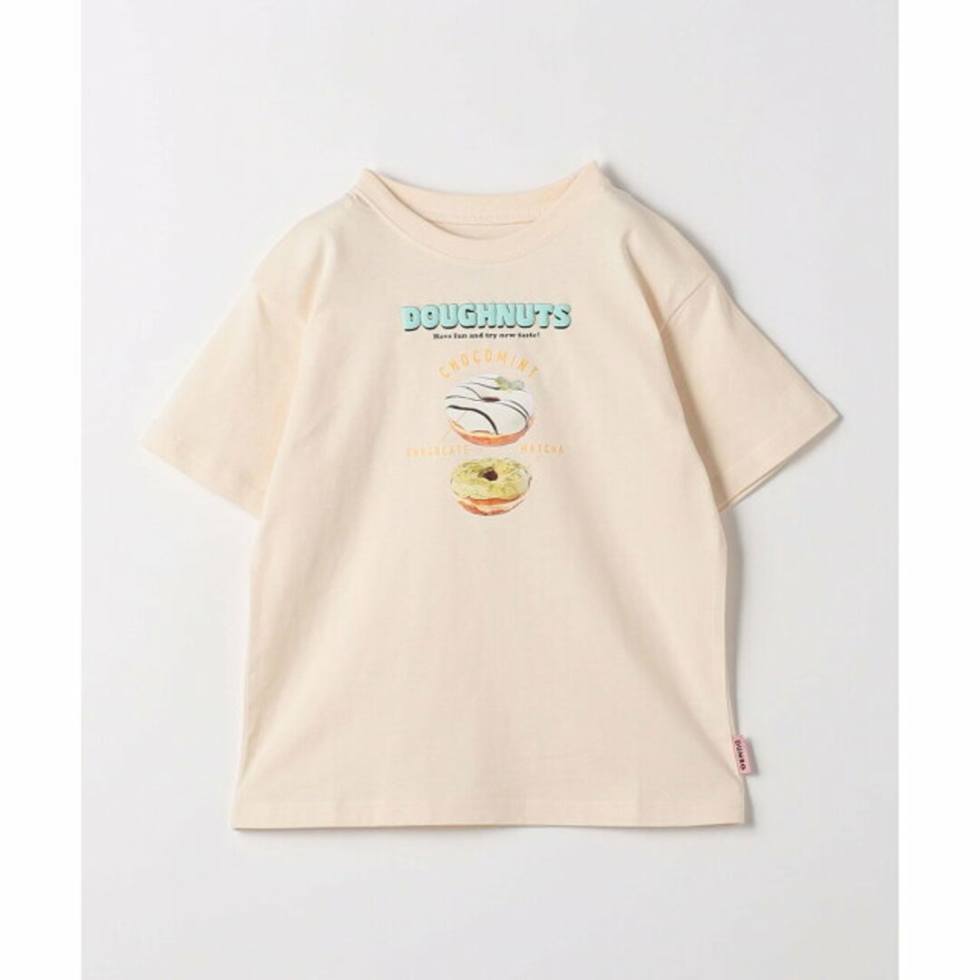 UNITED ARROWS green label relaxing(ユナイテッドアローズグリーンレーベルリラクシング)の【OFF WHITE】【120cm】【別注】<DUMBO Doughnuts and Coffee>TJ ドーナツ Tシャツ 110cm-130cm キッズ/ベビー/マタニティのキッズ服女の子用(90cm~)(Tシャツ/カットソー)の商品写真