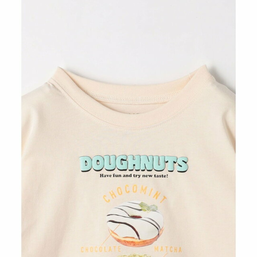 UNITED ARROWS green label relaxing(ユナイテッドアローズグリーンレーベルリラクシング)の【OFF WHITE】【110cm】【別注】<DUMBO Doughnuts and Coffee>TJ ドーナツ Tシャツ 110cm-130cm キッズ/ベビー/マタニティのキッズ服女の子用(90cm~)(Tシャツ/カットソー)の商品写真