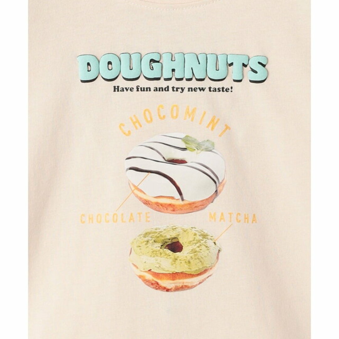 UNITED ARROWS green label relaxing(ユナイテッドアローズグリーンレーベルリラクシング)の【OFF WHITE】【110cm】【別注】<DUMBO Doughnuts and Coffee>TJ ドーナツ Tシャツ 110cm-130cm キッズ/ベビー/マタニティのキッズ服女の子用(90cm~)(Tシャツ/カットソー)の商品写真