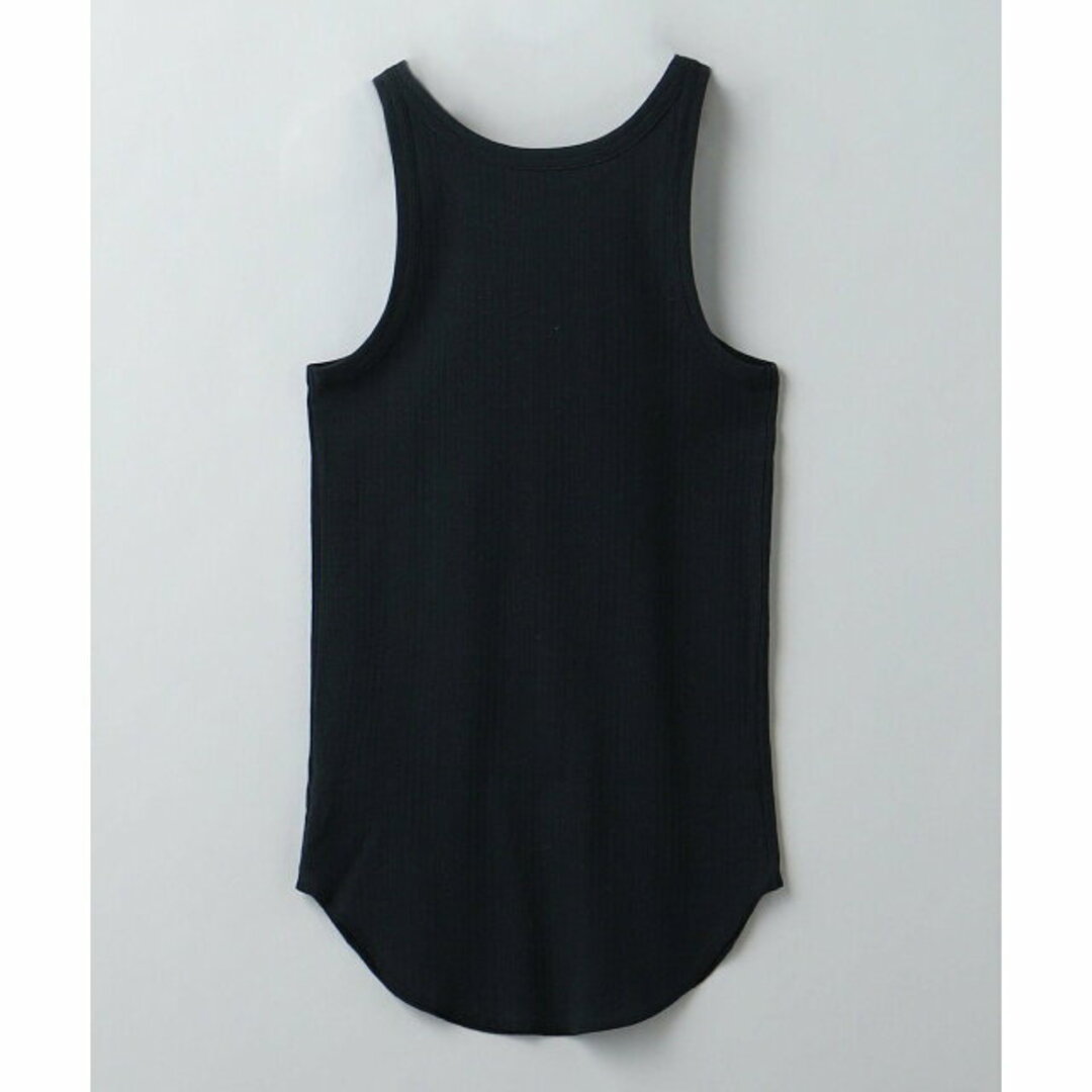 6 (ROKU)(ロク)の【BLACK】【FREE】<6(ROKU)>TEREKO TANK TOP/タンクトップ レディースのトップス(タンクトップ)の商品写真