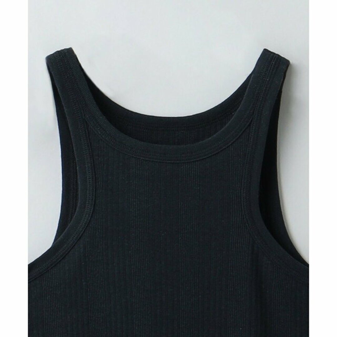 6 (ROKU)(ロク)の【BLACK】【FREE】<6(ROKU)>TEREKO TANK TOP/タンクトップ レディースのトップス(タンクトップ)の商品写真