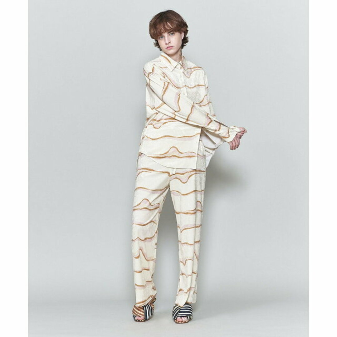 6 (ROKU)(ロク)の【OFF WHITE】<6(ROKU)>VELOUR PRINT PANTS/パンツ その他のその他(その他)の商品写真