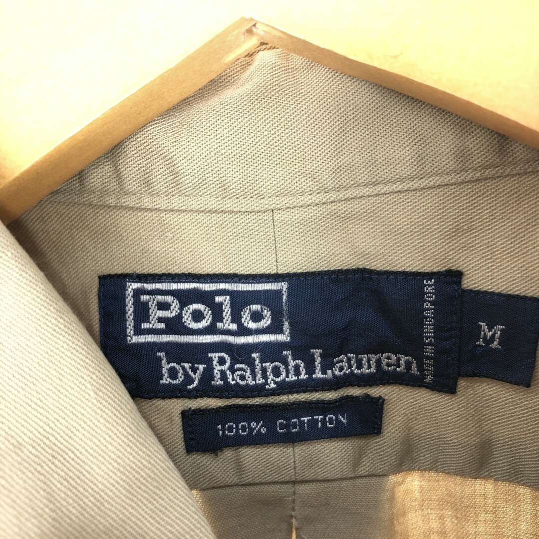 Ralph Lauren(ラルフローレン)の古着 ラルフローレン Ralph Lauren POLO by Ralph Lauren 長袖 ボタンダウンシャツ メンズM /eaa428999 メンズのトップス(シャツ)の商品写真