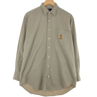 ラルフローレン(Ralph Lauren)の古着 ラルフローレン Ralph Lauren POLO by Ralph Lauren 長袖 ボタンダウンシャツ メンズM /eaa428999(シャツ)