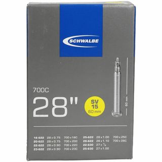 SCHWALBE(シュワルベ) 【正規品】700×18/28Cチューブ 仏式 6(パーツ)