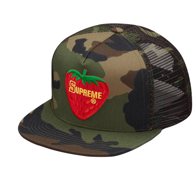 シュプリー Supreme Supreme Strawberry Mesh Back 5-Panelの通販 by kos's  shop｜シュプリームならラクマ ムオンライ