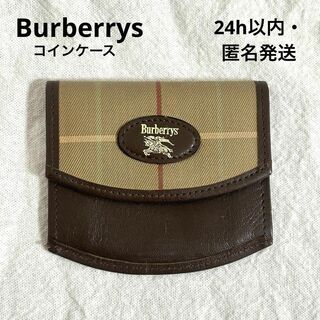 BURBERRY - 【希少】バーバリー　ホースロゴ　コインケース　ノバチェック　オールドバーバリー