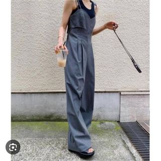 アメリヴィンテージ(Ameri VINTAGE)のMEDI CORD SUSPENDER WIDE PANTS アメリヴィンテージ(オールインワン)