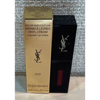 イヴサンローラン(Yves Saint Laurent)のルージュ ビュールクチュール ヴェルニ ヴィニルクリーム（口紅）  409(リップグロス)