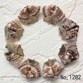 ●在庫整理特価●  インド刺繍リボン タッセルパーツ❀  No.1202(各種パーツ)