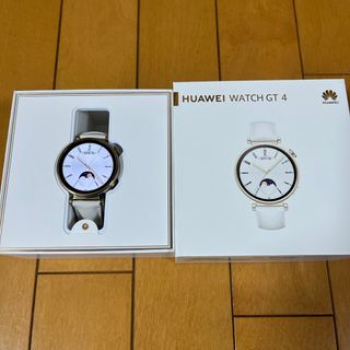 ファーウェイ(HUAWEI)のHUAWEI TECHNOLOGIES WATCH GT 4 41MM ホワイト(その他)