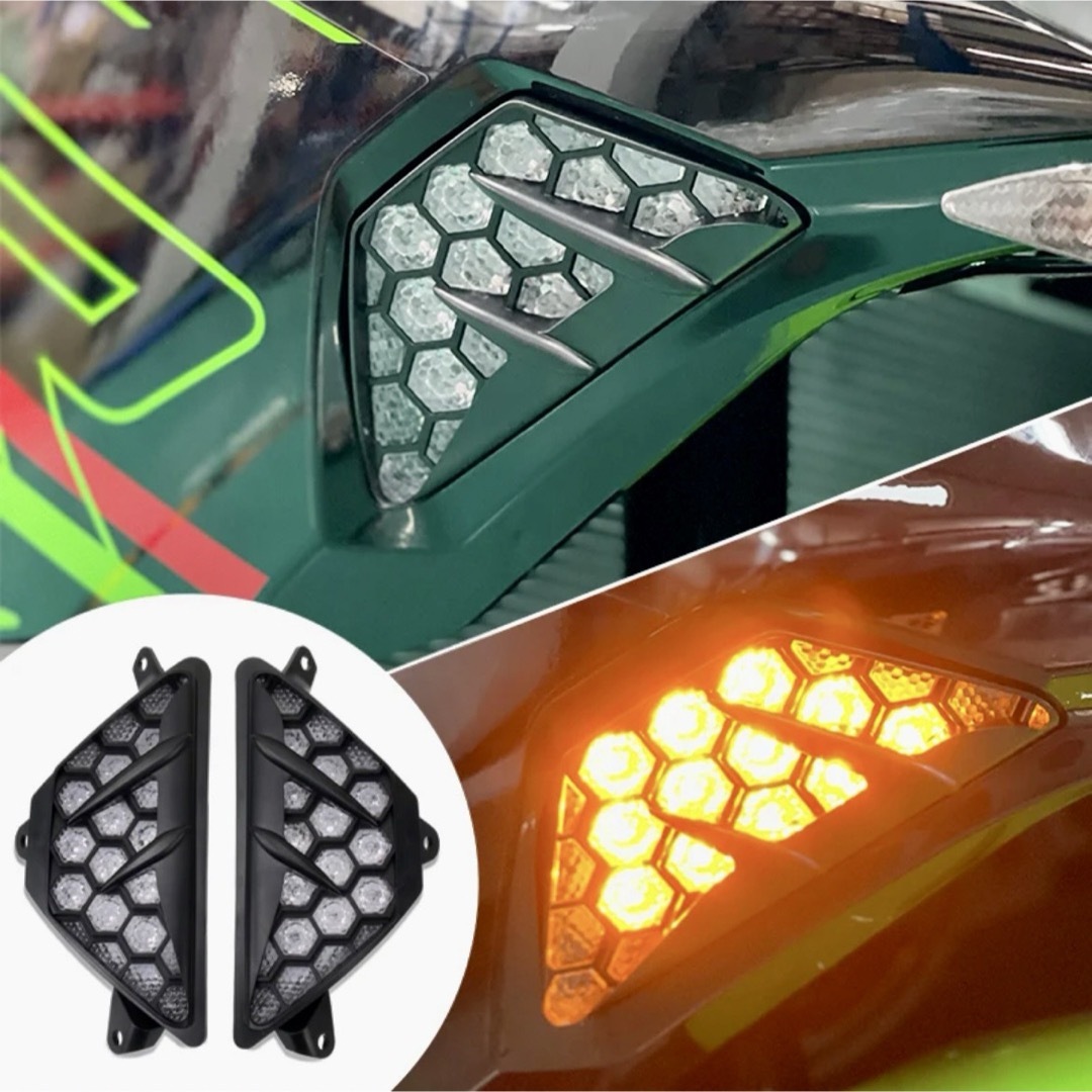 カワサキ Kawasaki Ninja フロント LEDウインカー 自動車/バイクのバイク(パーツ)の商品写真