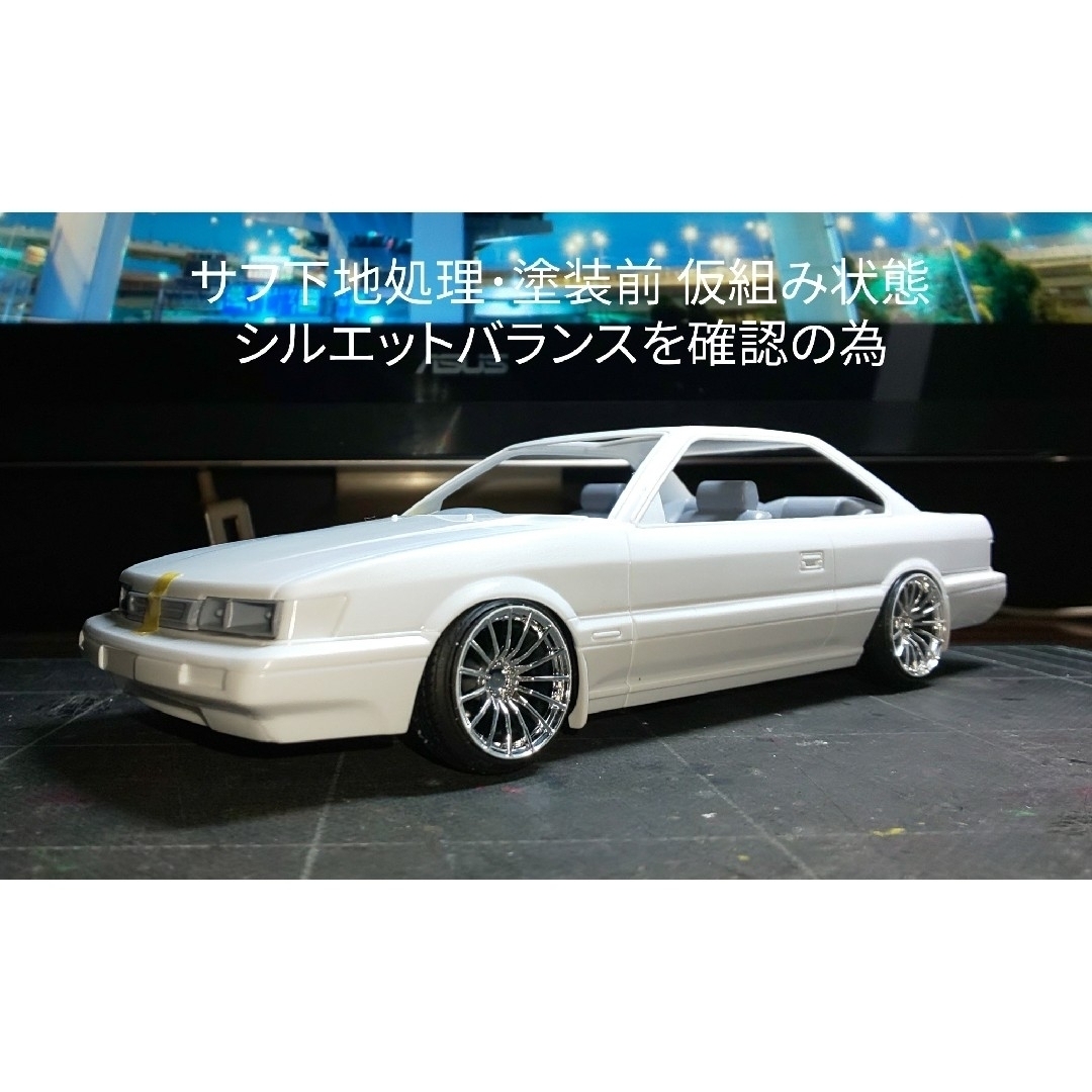 アオシマ あぶない刑事 港302号 日産レパード 後期 カスタム完成 アオシマ あぶない刑事 港302号 日産レパード 後期 カスタム完成