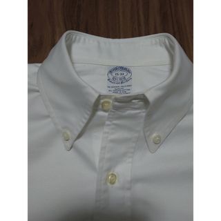 Brooks Brothers - 【美品】ブルックスブラザース　USA  オックスフォードシャツ　白　15−33