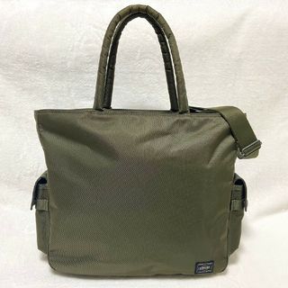 ポーター(PORTER)の美品　ポーター　UNIT ユニット　2way トートバッグ　ナイロン　現行品(トートバッグ)