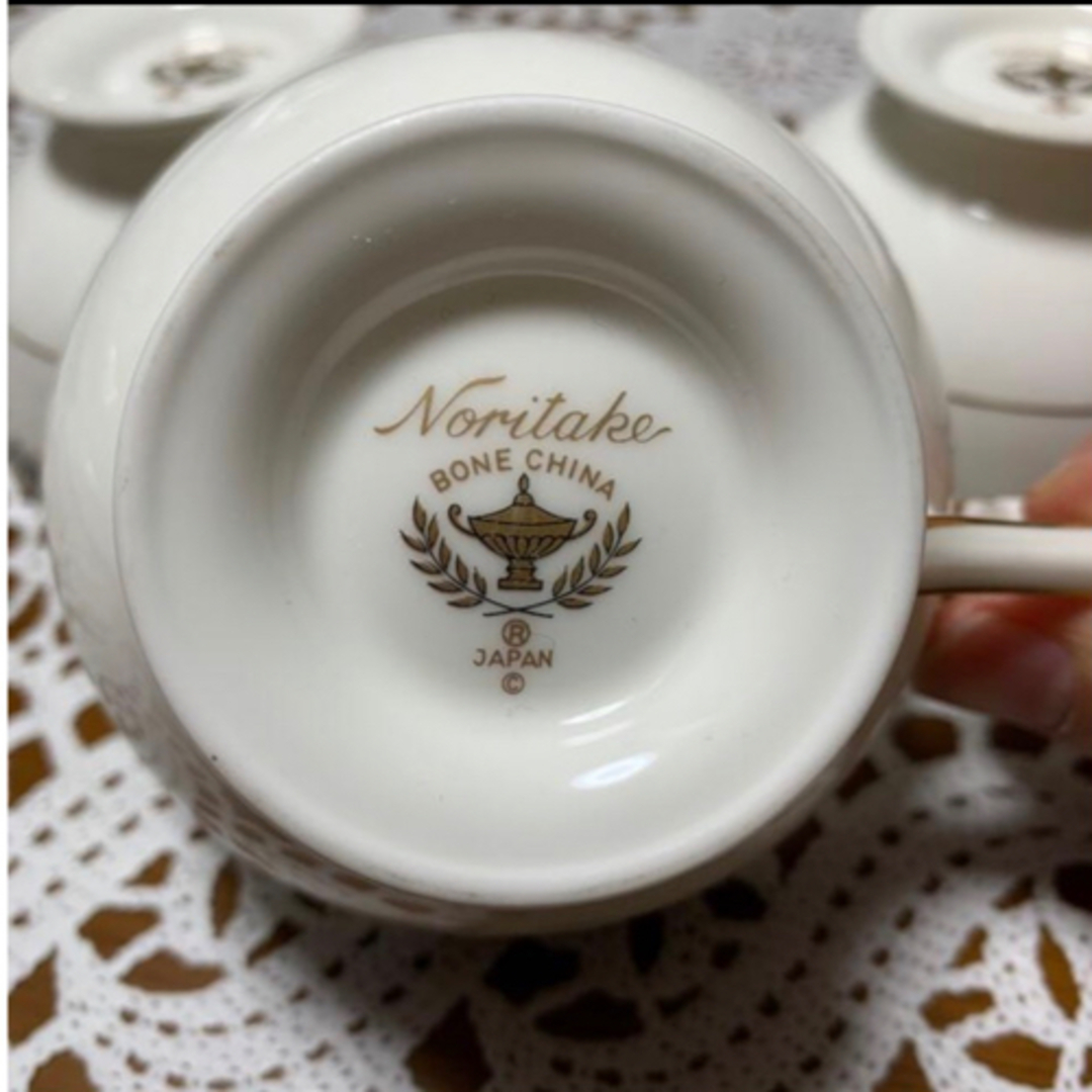 Noritake(ノリタケ)のノリタケ ストリームサイド コーヒー紅茶兼用カップ　3客 インテリア/住まい/日用品のキッチン/食器(食器)の商品写真