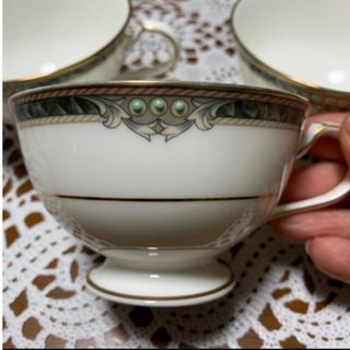 ノリタケ(Noritake)のノリタケ ストリームサイド コーヒー紅茶兼用カップ　3客(食器)