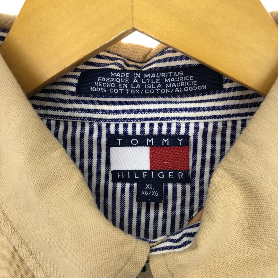 TOMMY HILFIGER(トミーヒルフィガー)の古着 90年代 トミーヒルフィガー TOMMY HILFIGER 長袖 ボタンダウンシャツ メンズXL ヴィンテージ /eaa428844 メンズのトップス(シャツ)の商品写真