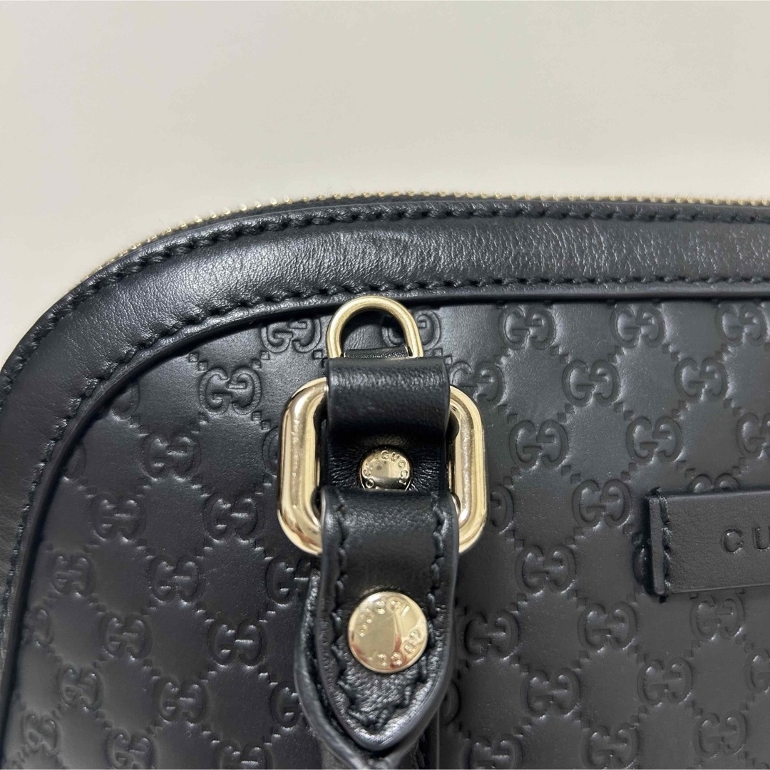 Gucci(グッチ)の【正規品】グッチ GG マイクログッチシマ ハンドバッグ 2wayミニ  レディースのバッグ(ハンドバッグ)の商品写真