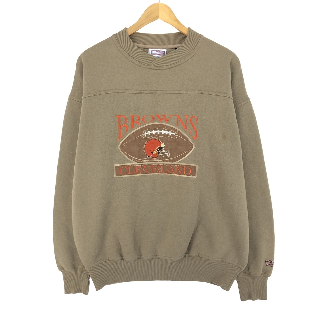 古着 CS R CRABLE SPORTSWEAR NFL BROWNS CLEVELAND クリーブランド・ブラウンズ スウェットシャツ トレーナー メンズM /eaa433501 メンズのトップス(スウェット)の商品写真