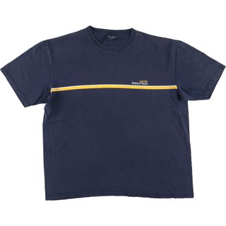 ノーティカ(NAUTICA)の古着 90年代 ノーティカ NAUTICA 半袖 ワンポイントロゴTシャツ USA製 メンズXXL ヴィンテージ /eaa433615(Tシャツ/カットソー(半袖/袖なし))