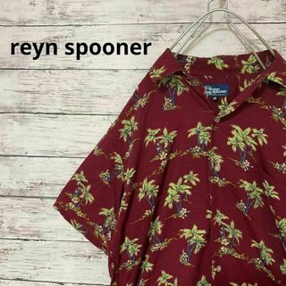 reyn spooner アロハシャツ オープンカラーシャツ レーヨンシャツ