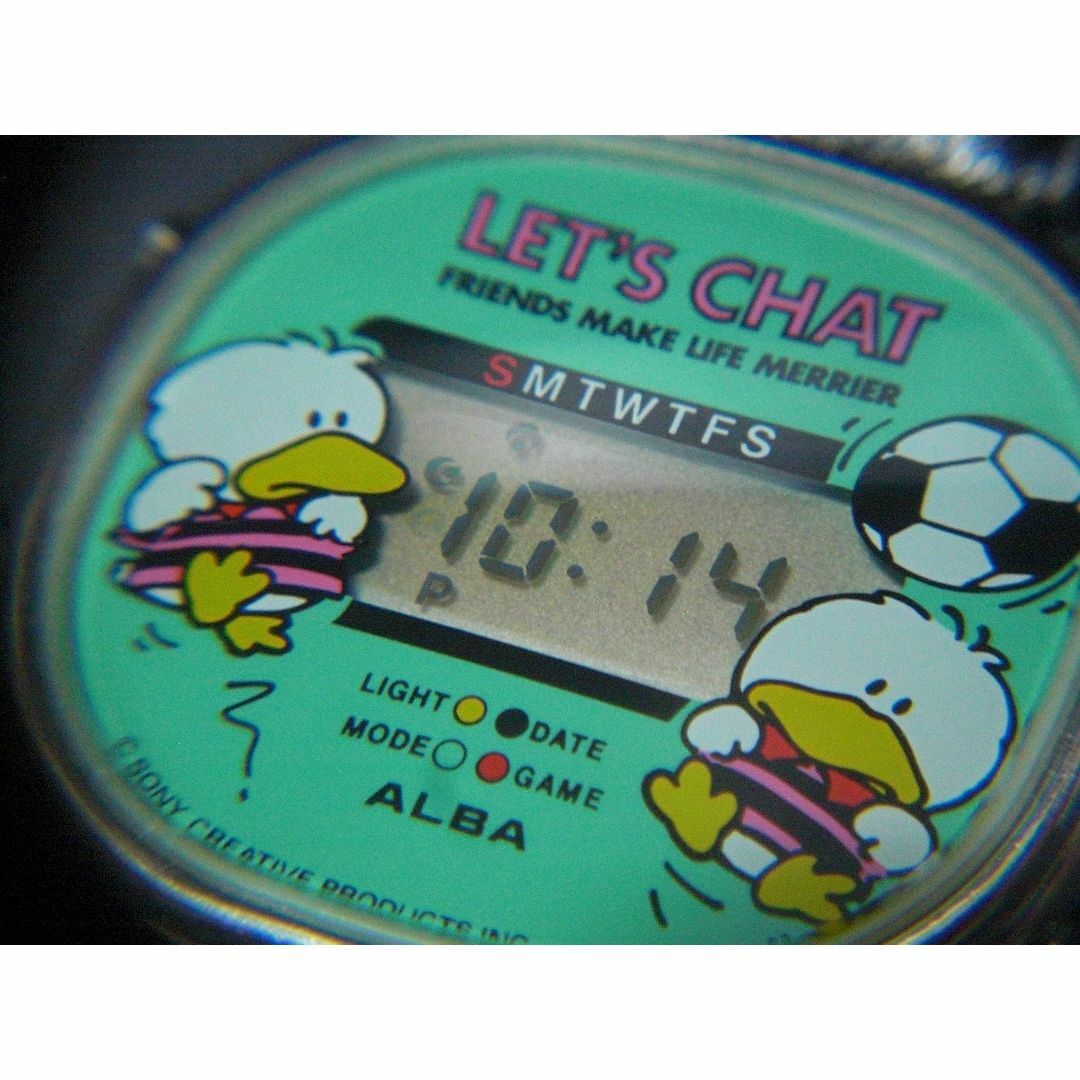 ALBA(アルバ)の希少 ALBA LET'S CHAT Y757-4000 GAME watch  レディースのファッション小物(腕時計)の商品写真