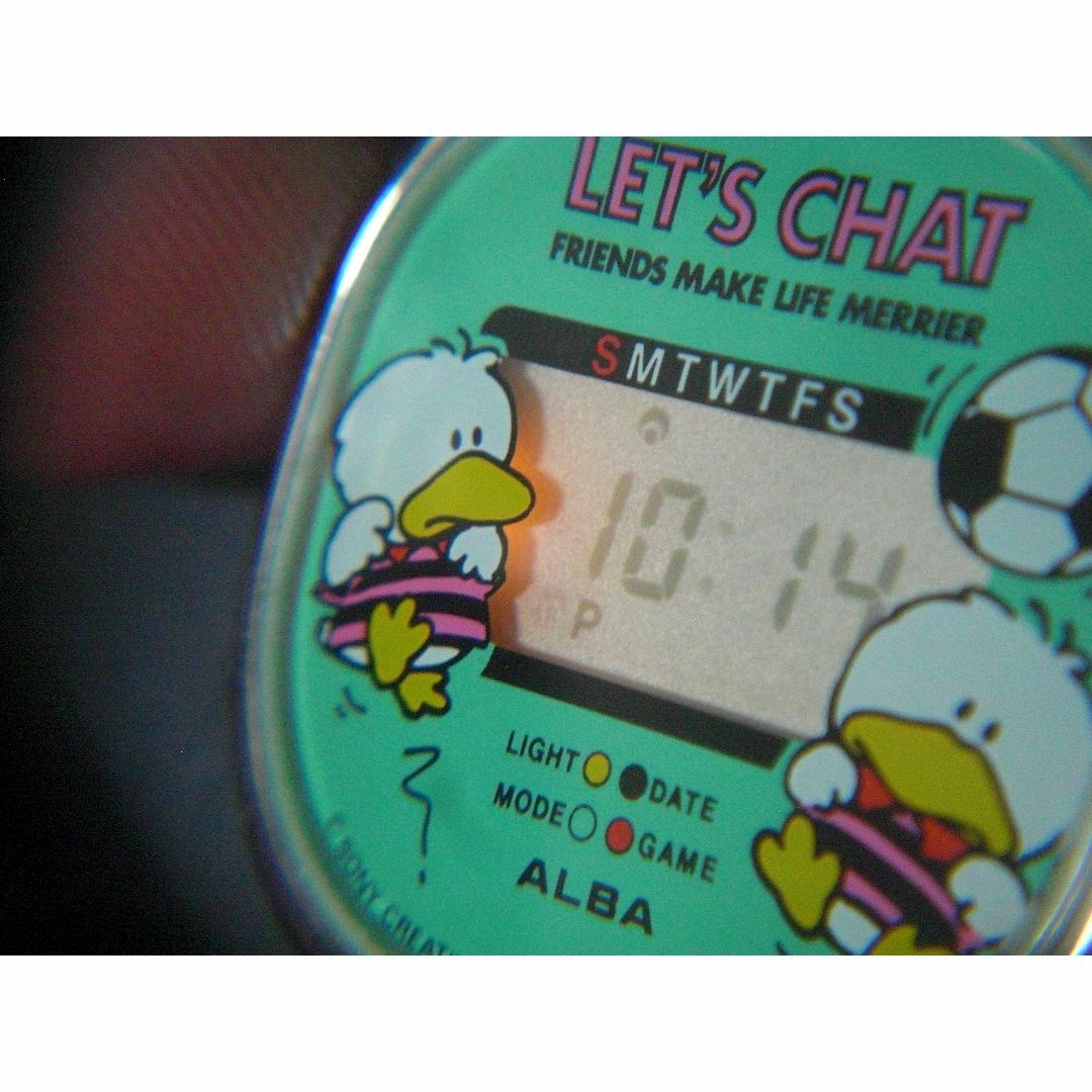 ALBA(アルバ)の希少 ALBA LET'S CHAT Y757-4000 GAME watch  レディースのファッション小物(腕時計)の商品写真