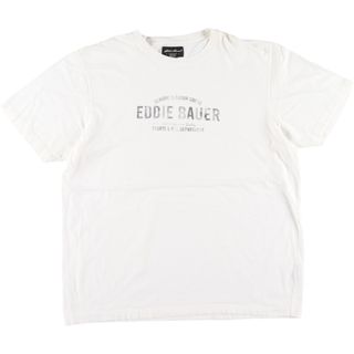 エディーバウアー(Eddie Bauer)の古着 90~00年代 エディーバウアー Eddie Bauer 半袖 ロゴTシャツ USA製 メンズXL ヴィンテージ /eaa433606(Tシャツ/カットソー(半袖/袖なし))