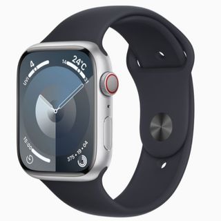 アップル(Apple)のApple Watch 8 45mm セルラーモデル　シルバーアルミニウム(腕時計(デジタル))